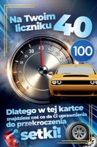 YEKU, karnet Prawo Jazdy 40 urodziny męskie