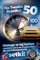 YEKU, karnet Prawo Jazdy 50 urodziny męskie