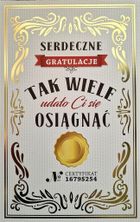 YEKU, karnet Serdeczne Gratulacje