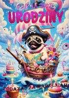 YEKU, karnet urodzinki, Mops, 3K