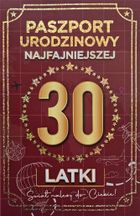 YEKU, karnet urodziny 30 Nowy paszport, damskie