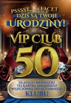 YEKU, karnet urodziny 50 męskie