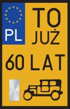 YEKU, karnet urodziny 60 Zabytek