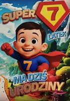 YEKU, karnet, Urodziny 7 chłopiec, Superbohater