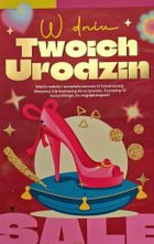 YEKU, karnet urodziny dziewczęce