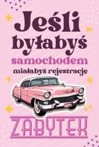 YEKU, karnet urodziny Samochód zabytkowy damski