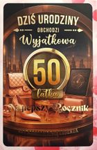 YEKU, karnet z wymiennymi rocznikami 50 damska