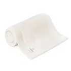 Yoonco, Ptaszki, koc bambusowy, krem, 90-90 cm