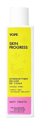 Yope, Skin Progress, hydroaktywny balsam do ciała soft fruits, 200 ml
