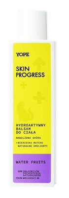 Yope, Skin Progress, hydroaktywny balsam do ciała water fruits, 200 ml