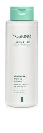 Yoskine, Japan Pure Rice Infusion, olejkowe mleczko do demakijażu twarzy i oczu olejkowe, 400 ml