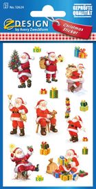 Z-Design, naklejki błyszczące, Mikołaje