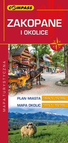 Zakopane i okolice. Plan miasta 1:15 000