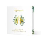 Zaproszenia na komunię, eukaliptus