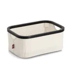 Zeller, organizer tekstylny kremowy, bambus, 38-26-16 cm