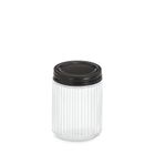 Zeller, słoik z metalową pokrywką, Kitchen essentials, ryflowane szkło