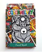 Zestaw na podróż. Malowanka welwetowa