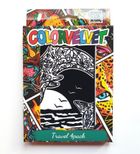 Zestaw na podróż. Malowanka welwetowa