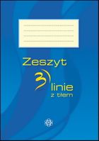 Zeszyt 3 linie z tłem, 64 kartki, 1 szt.