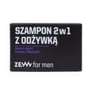 Zew For Men, szampon 2w1 z odżywką z węglem drzewnym z Bieszczad, 85 ml
