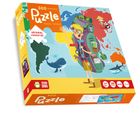 Zielona Sowa, Mapa świata, puzzle, 300 elementów