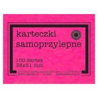 Ziemia Obiecana, karteczki samoprzylepne, fluo, 100 kartek, różowe, 38-51mm