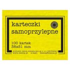 Ziemia Obiecana, karteczki samoprzylepne, fluo, 100 kartek, żółte, 38-51mm