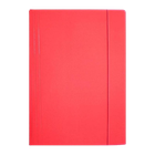 Ziemia Obiecana, teczka z gumką, A4, błyszcząca, czerwona, 1 szt.