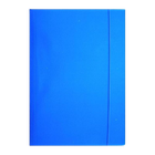 Ziemia Obiecana, teczka z gumką, A4, błyszcząca, granatowa, 1 szt.