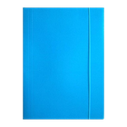 Ziemia Obiecana, teczka z gumką, A4, błyszcząca, niebieska, 1 szt.