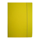 Ziemia Obiecana, teczka z gumką, A4, błyszcząca, żółta, 1 szt.