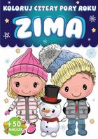 Zima. Koloruj cztery pory roku