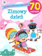 Zimowy dzień. Koloruj i naklejaj z Kerfusiem