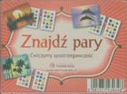 Znajdź pary. Ćwiczymy spostrzegawczość, gra edukacyjna