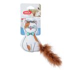 Zolux, Chatouille, zabawka dla kota z piórkami i kocimiętką, kot muszka, 13 cm