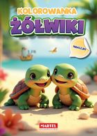 Żółwiki z naklejkami. Kolorowanka