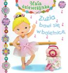 Zuzia bawi się w baletnicę. Mała dziewczynka