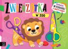 Zwierzątka w zoo. Pierwsze wycinanki z nożyczkami