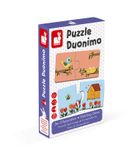 Zwierzęta i ich domki, dwuczęściowe puzzle, 20 elementów