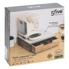 5five Simply Smart, Natu, pojemnik na kapsułki do kawy, drewno akacji