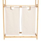 5five Simply Smart, regał bambusowy z koszem na pranie, Tidy box,, 72-33-109 cm