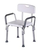Actionmed, krzesło prysznicowe z oparciem i podłokietnikami