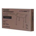 Actionmed, taboret prysznicowy, prostokątny z regulacją wysokości