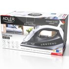 Adler, żelazko parowe z ceramiczna stopą