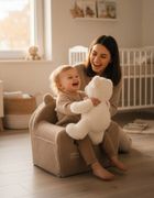 Albero Mio, Cotton Muślin & Boucle, fotelik piankowy, karmel