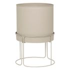 Atmosphera, Aze, donice metalowe, średnica 30 cm, 2 szt.