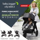 Baby Jogger, City Elite 2w1, wózek spacerowy z gondolą, terenowy, opulent black
