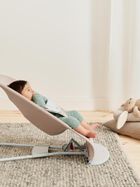 BabyBjörn, Balance Soft Woven/Jersey, leżaczek, beżowy, szary