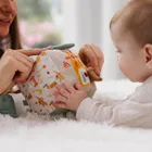 BabyOno, Cow Bingo, kostka sensoryczna, miękka zawieszka