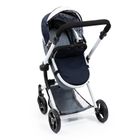 Bayer Design, Neo Vario Combi, głęboki wózek dla lalek z torbą, granatowy